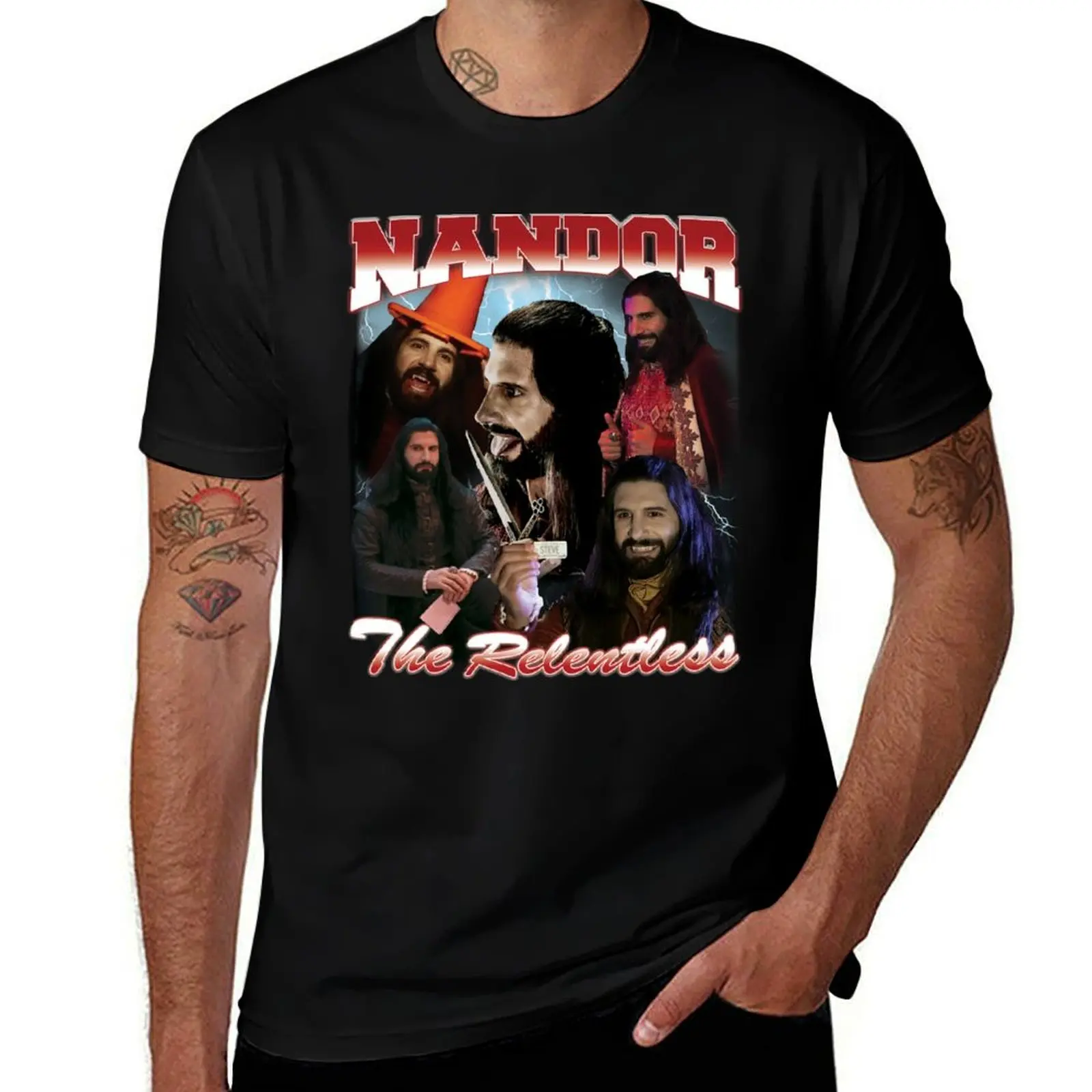 

Nandor the Relentless 90's Design T-Shirt anime figures hippie clothes summer tops custom t shirt t shirts for men