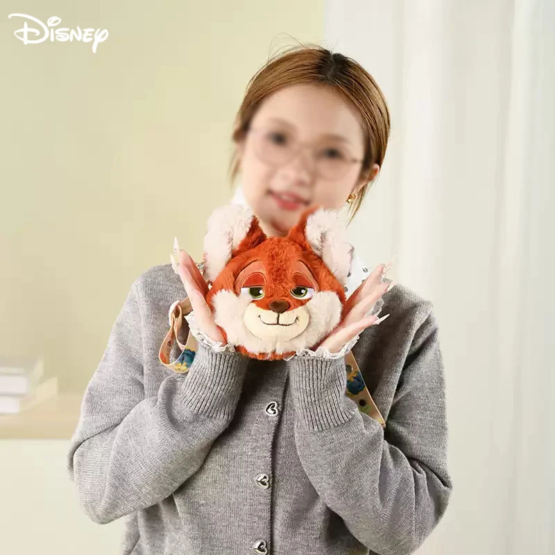 لعبة ديزني زوتوبيا القطيفة نيك وايلد دمية كرتونية لطيفة حقيبة كروس جوديث لافيرن هوبس سعة كبيرة هدية عيد الميلاد والكريسماس #3