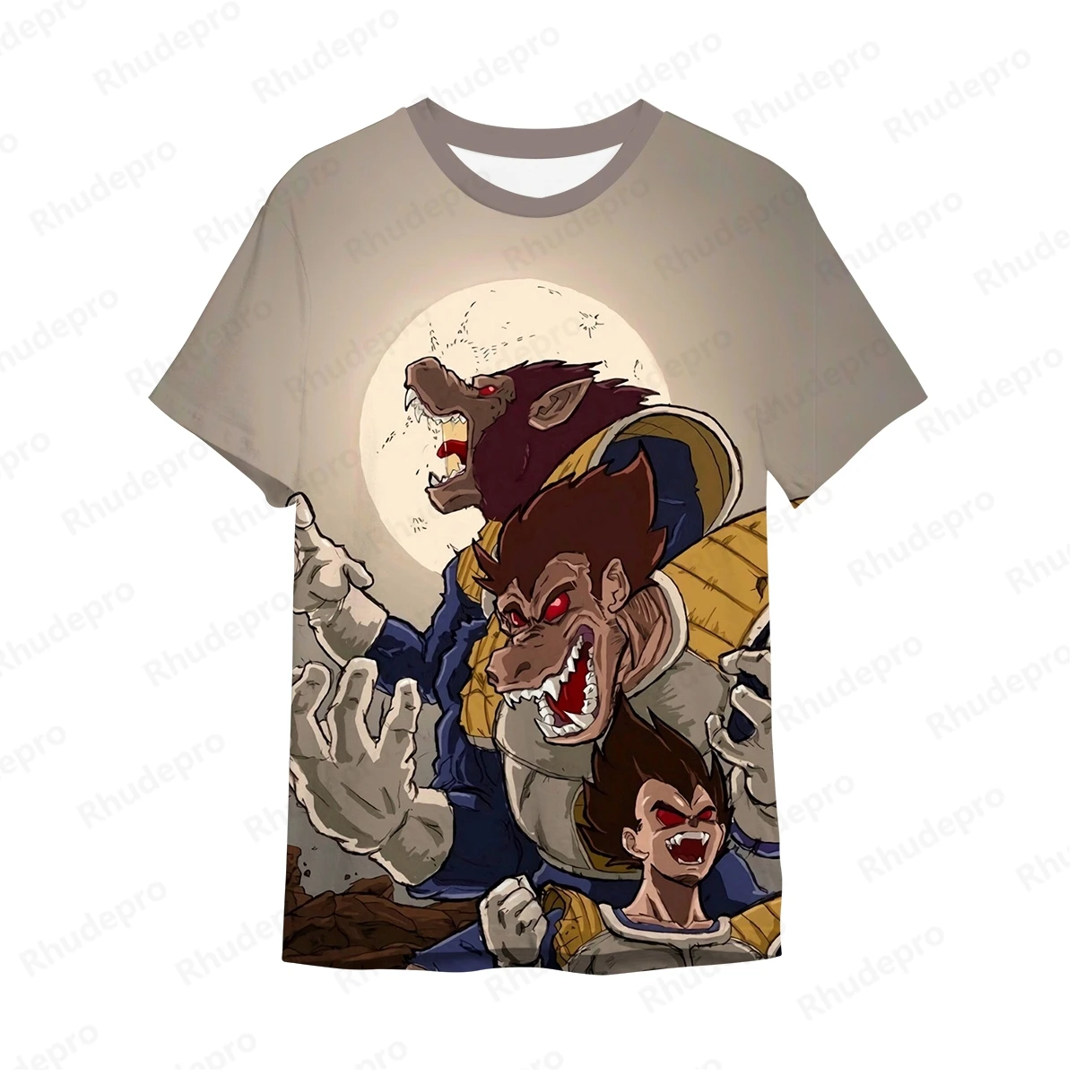 2024 Kids Dragon Ball T-Shirt Boys Girls 3D Printing Sweatshirt Fashion Short Sleeve Spring Summer Goku Veget Pullover