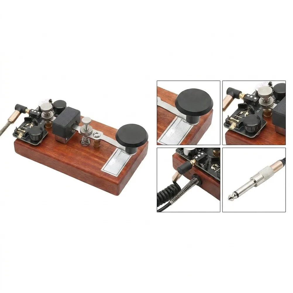For K-8 For Morse Code For Key for CW Practice Featuring Solid Rosewood Construction and 304 Stainless Components