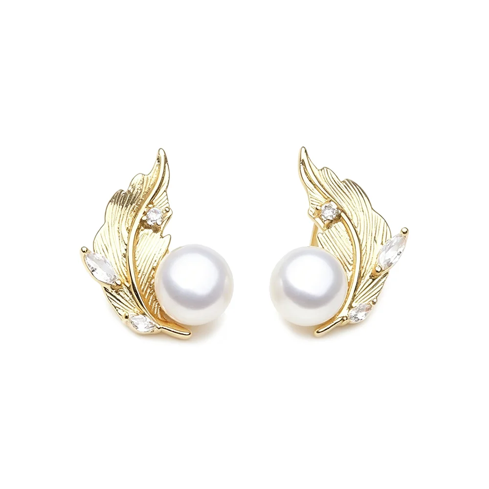

Small Freshwater Natural Pearl Earrings Woman,Silver 925 Stud Earrings With Pearls Jewelry Wife Mother Mother Gift White Black