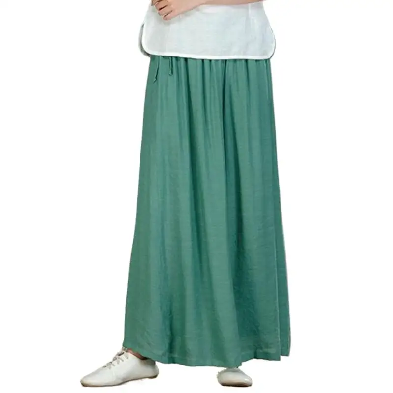 

pantalones mujer talla grande elegante Women Linen Cotton Casual wide leg Pants vintage streetwear Trousers pantalone de deporte