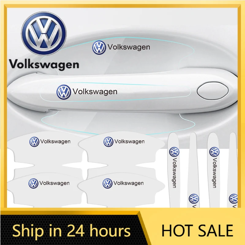 

Новинка 2026 года: 8 прозрачных защитных пленок для ручек дверей автомобилей Volkswagen (VW) – для Volkswagen GTI, Passat, Polo, Magotan, Golf
