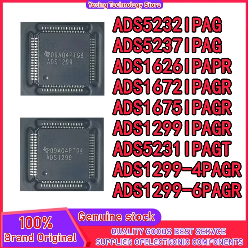 

ADS5232IPAG ADS5237IPAG ADS1626IPAPR ADS1672IPAGR ADS1675IPAGR ADS1299IPAGR ADS5231IPAGT ADS1299-4PAGR ADS1299-6PAGR HTQFP IC