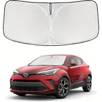 for Toyota CHR 2018-2024 Windshield Sun Shade - 4 Layers Car Sunshades for Front Windows Shade Cover Custom Fit CHR Sun Visor
