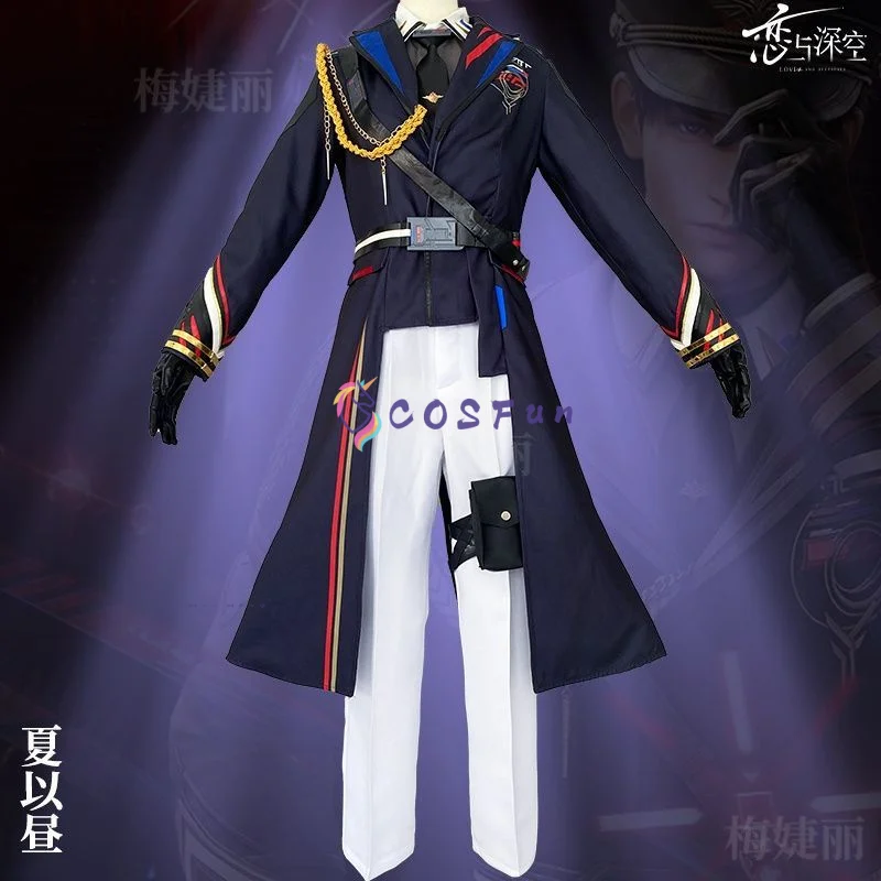 

Game Love and Deepspace Caleb Cosplay Costume Full Set Uniform Props Accessories Women Men Halloween Carnival Party