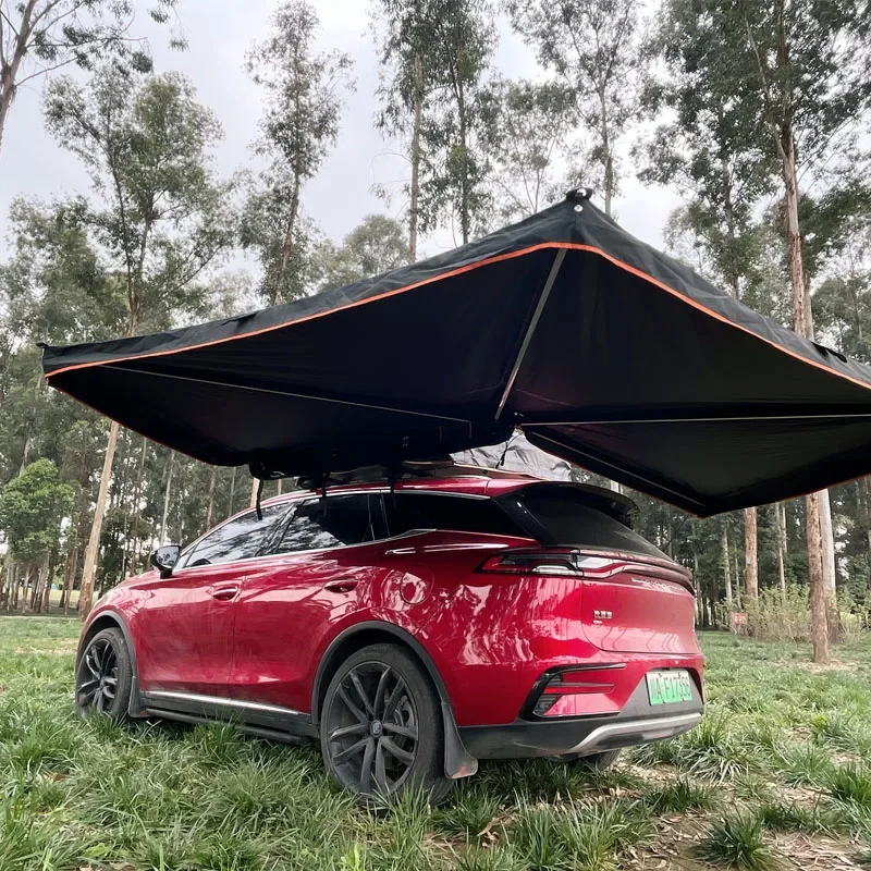 4x4 off-road camping car retractable provides 270 degree car roof tent