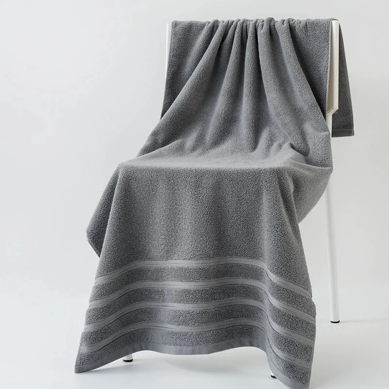 Toalla de baño 100% de algodón, suave y absorbente, color verde oscuro, toalla de playa negra para Hotel, hogar, gimnasio, SPA, 70x140cm, envío directo, 1 ud.