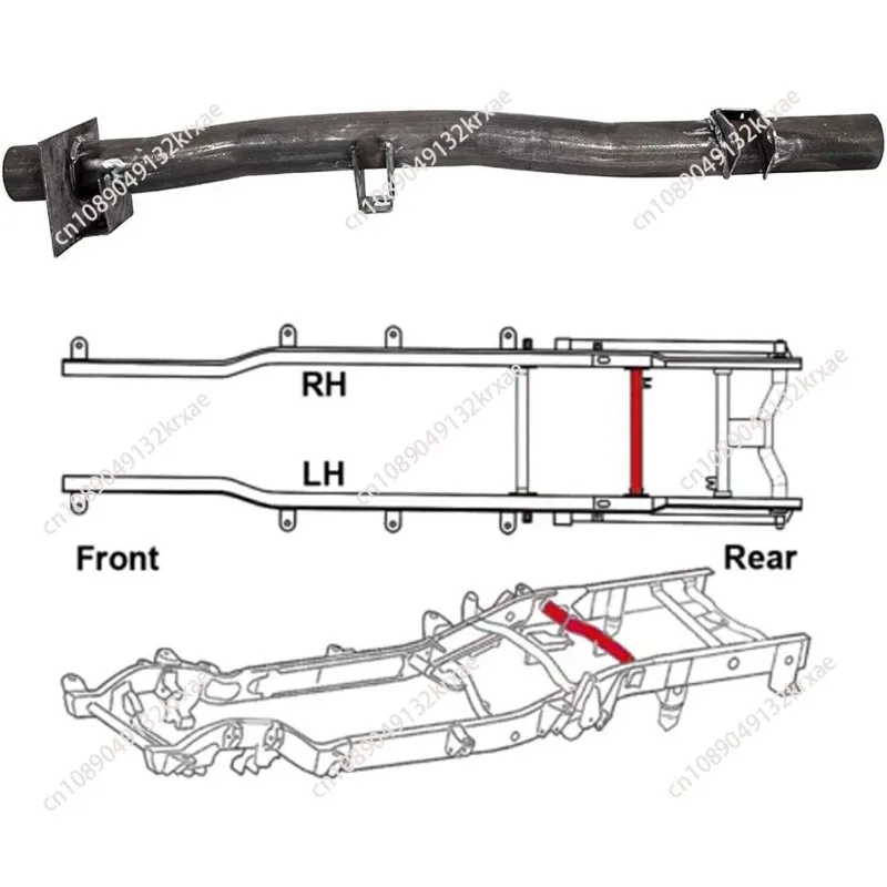 Suitable for 99-06 Chevrolet Solander Rear Fuel Tank Support Bar Crossbar GMC Sierra 1500/2500