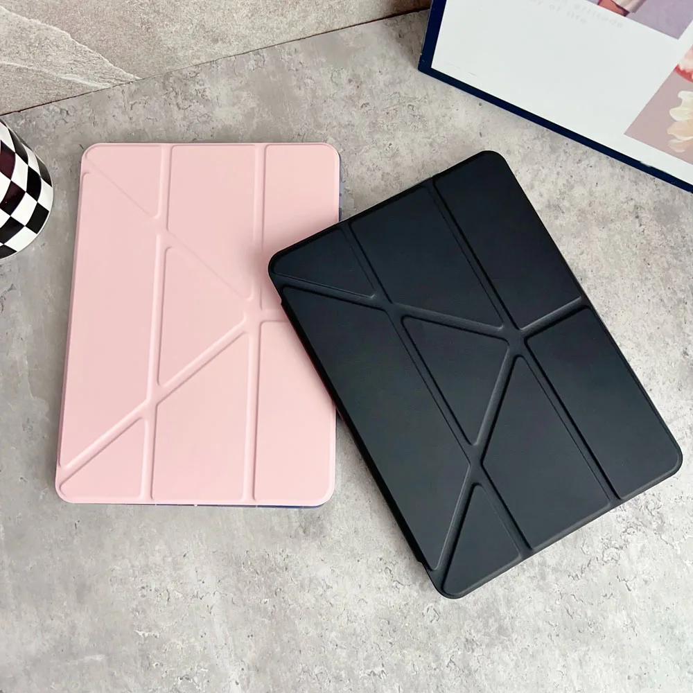 Shockproof Acrylic Case for Xiaomi Mi Pad 6/6 Pro 11 Inch Tablet Protective Y-Fold Back Cover Shell Hard Case
