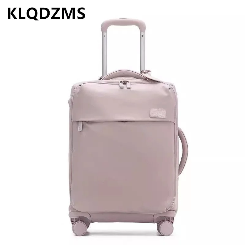 Klqdzms 24 Inch Nieuwe Bagage Ultralichte Trolley Case Nylon Anti-Kras Instap Box Mute Universele Wiel Rollende Koffer