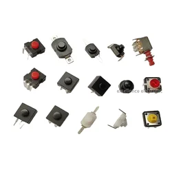 5PCS Flashlight Switch Push Button Click Clicky On Off Switch for LED Flashlight Torch Headlamp Lantern Light DIY Parts
