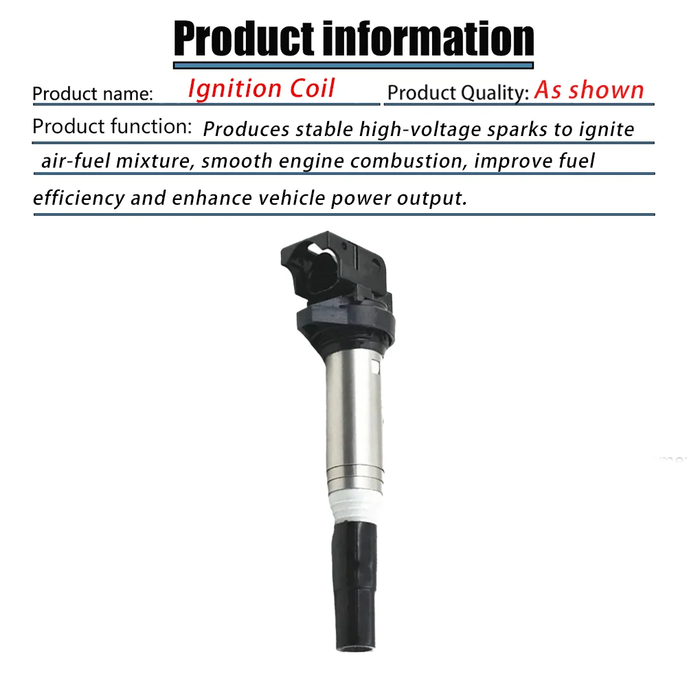 4pcs 12137562745 12137594935 12137559842 New Ignition Coil For BMW E81 E87 F20 F21 E88 E90 F30 E92 F34