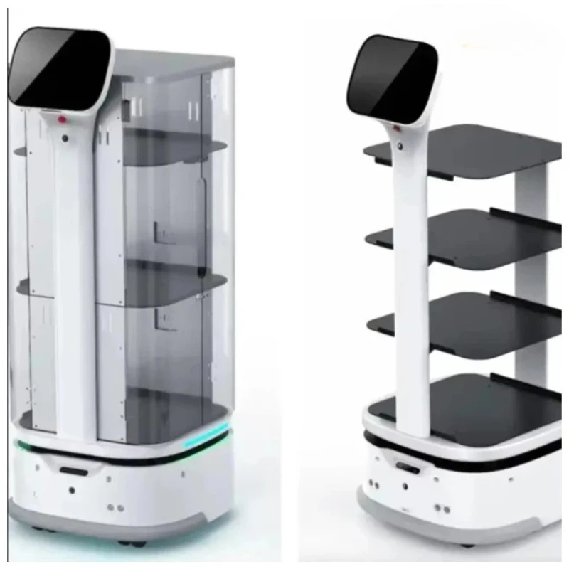 Self-Driving Food Waiter Robot Laser SLAM Navigation Auto Delivery Robot For Restaurant Cafe Hotel KTV