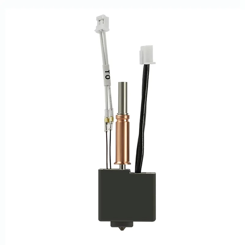 A34M-Hotend Kit For Anycbic Kobra 3,3D Printer Heating Block Print Head Hot End With 2PCS 0.4Mm Brass Nozzle For Kobra 3