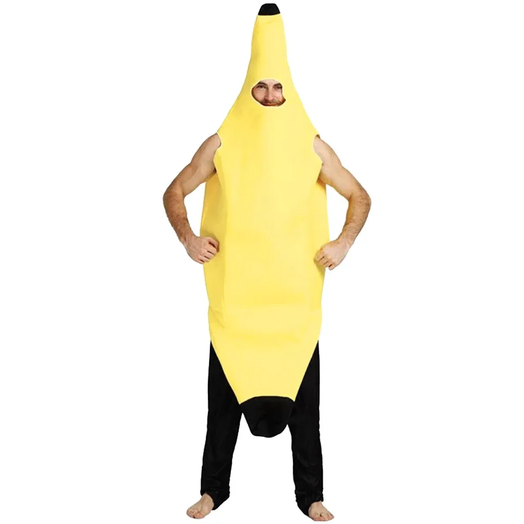 Halloween Costume Funny Party Banana Costume Conjoined To Cosplay Clothing Halloween Decoration Halloween Mask декор для дома