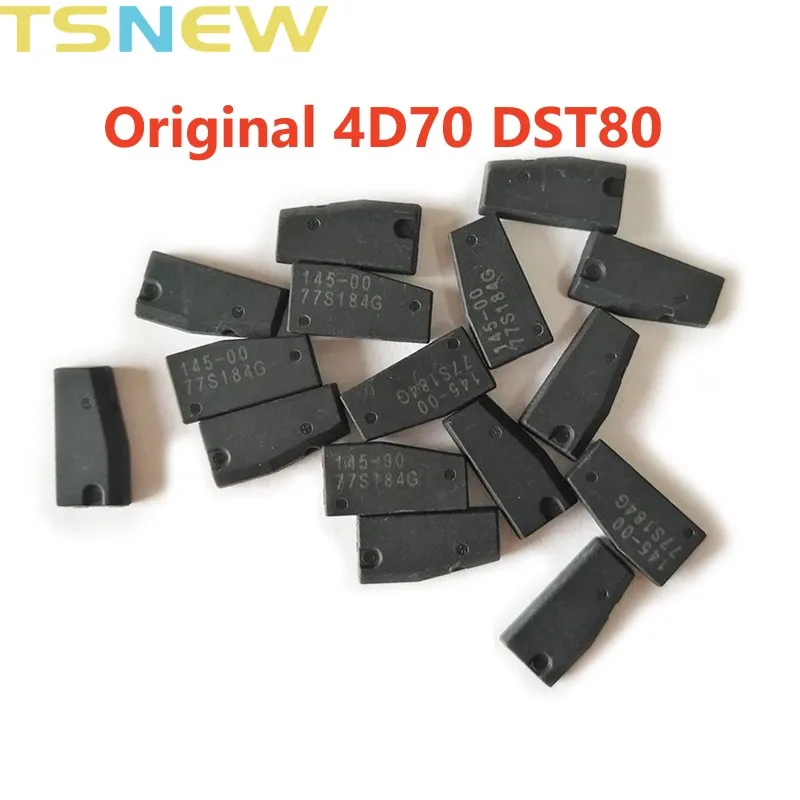 2-10pcs original 4D70 ID 70 DST80 80 bit Transponder chip 4D 70 chip Car Key Chips autokey chip