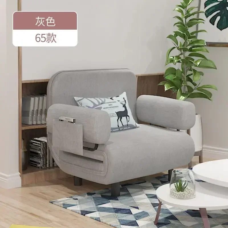 3-in-1 converteerbare slaapstoel Bed Uittrekbare slaapbank Verstelbare fauteuil Lounge met opbergvak voor kleine ruimtes Gastenkamer