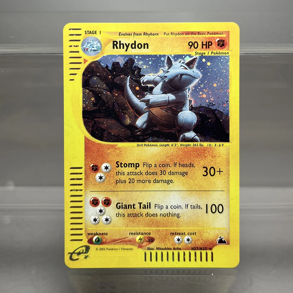 PKM-Karten Charizard Steelix Celebi Einzelfolienkarten Magneton Gengar Classic Game Collection Karten PTCG Proxy-Karten
