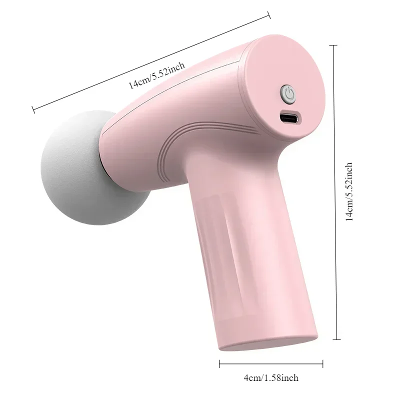 Relax The Fascia Gun Muscles with The Chiropractor Massage Mini Massage Smart Electric Fascia Gun Muscles