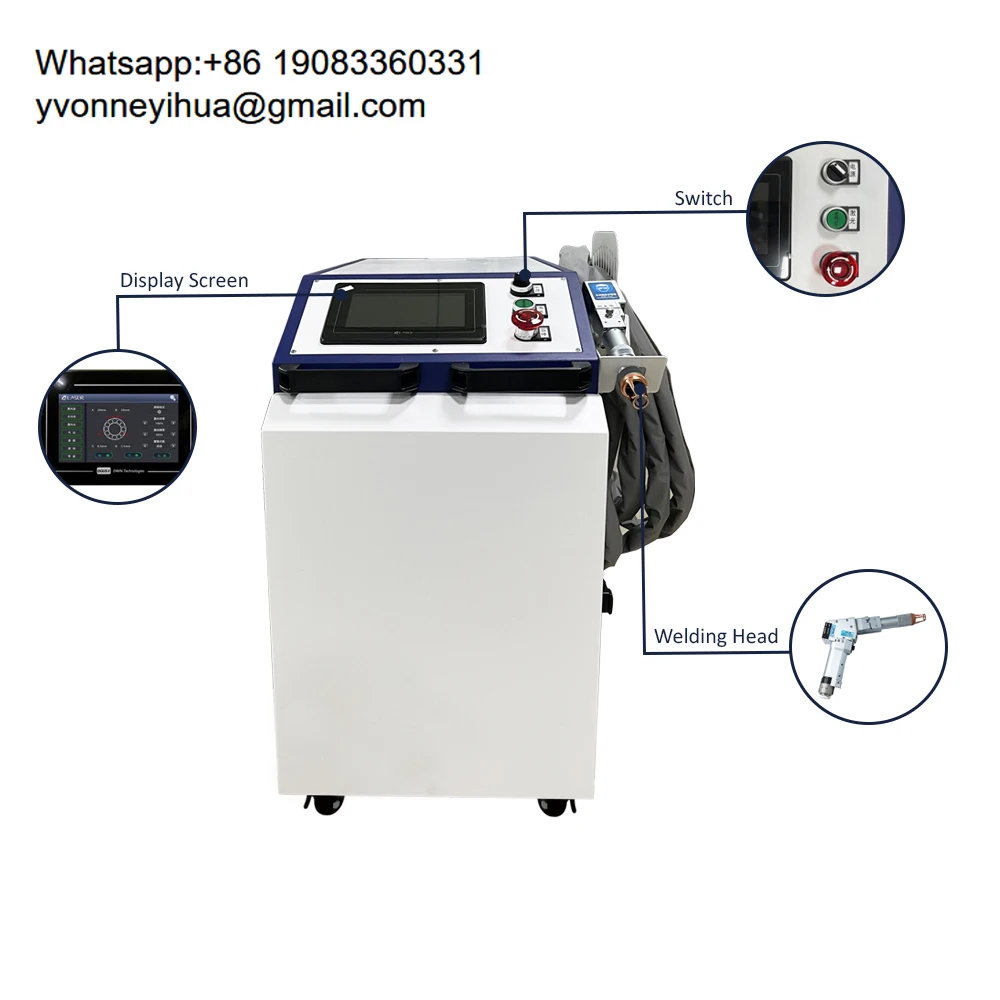 

New Arrival Portable Handheld 1500W/2000W Mini Laser Welding Machine Easy To Operate With Air Cooling For Sale