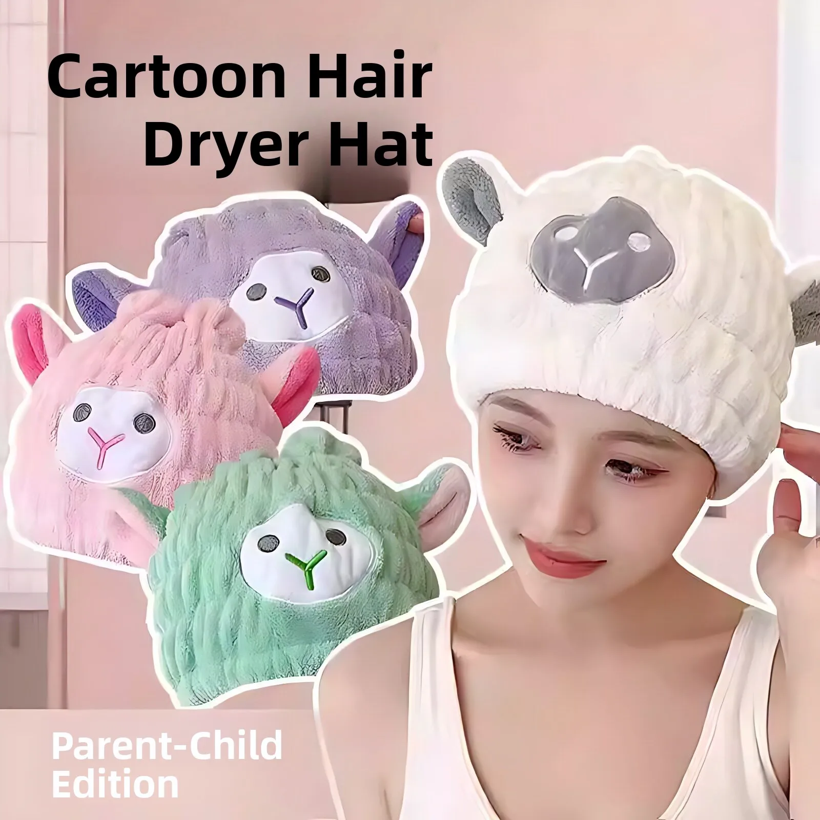 pure-cotton-bath-cap-thickened-super-absorbent-quick-dry-hair-towel-home-use-head-wrap-dry-hair-tool-personal-hygiene