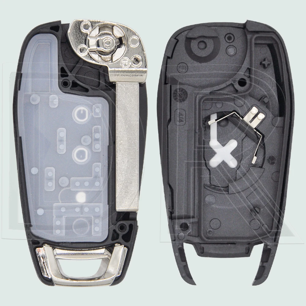 DR Replacement Flip Car Key Shell Case For Chevrolet Cruze Avo Trax Onix Tracker Spark XL7 XL8 Trailblazer Colorado RS Sonic view 4