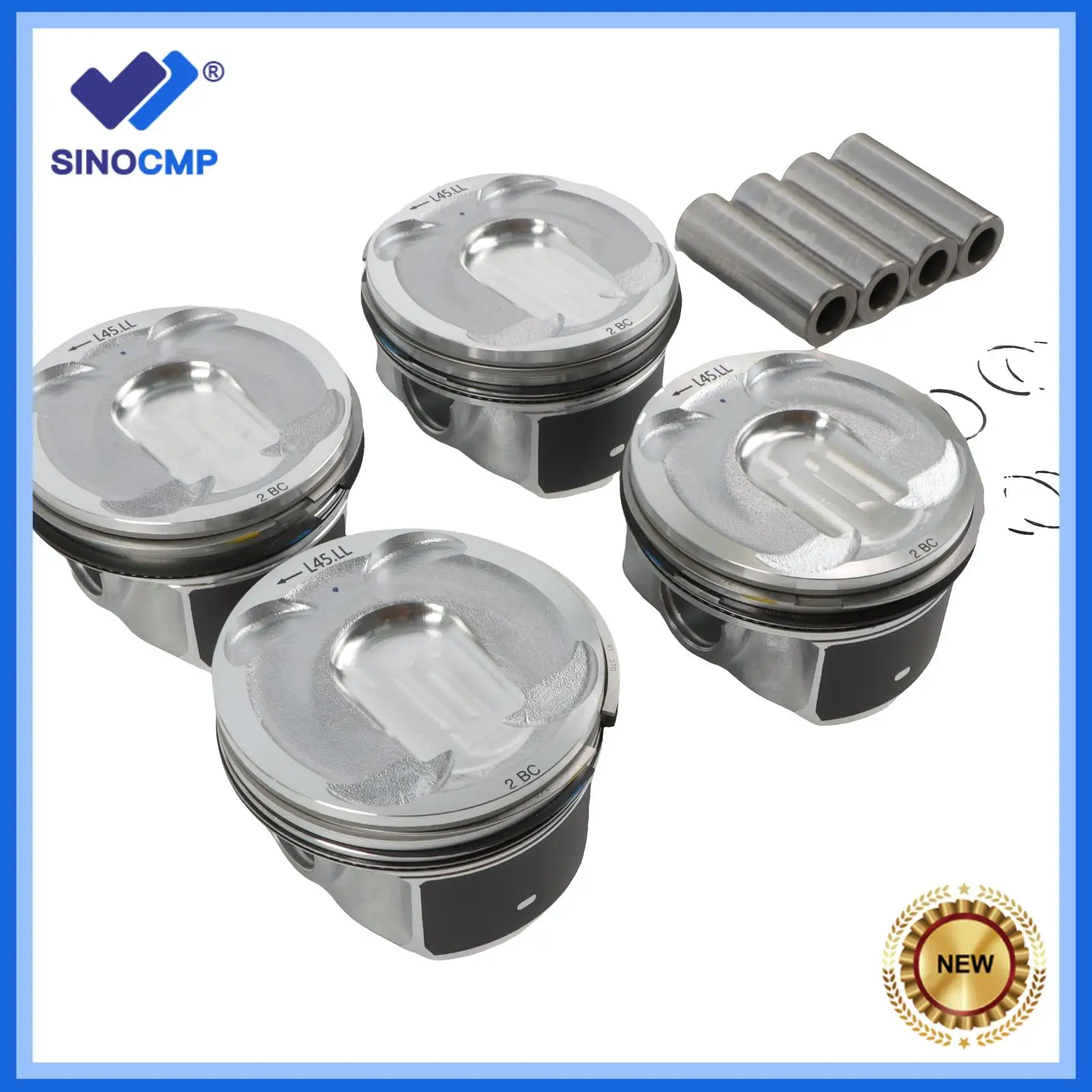 

4Pcs Engine Piston Rings For Land Rover Discovery Range Rover Ford 2.0T 204PT 240HP AG9Z-6108-L Car Accessories