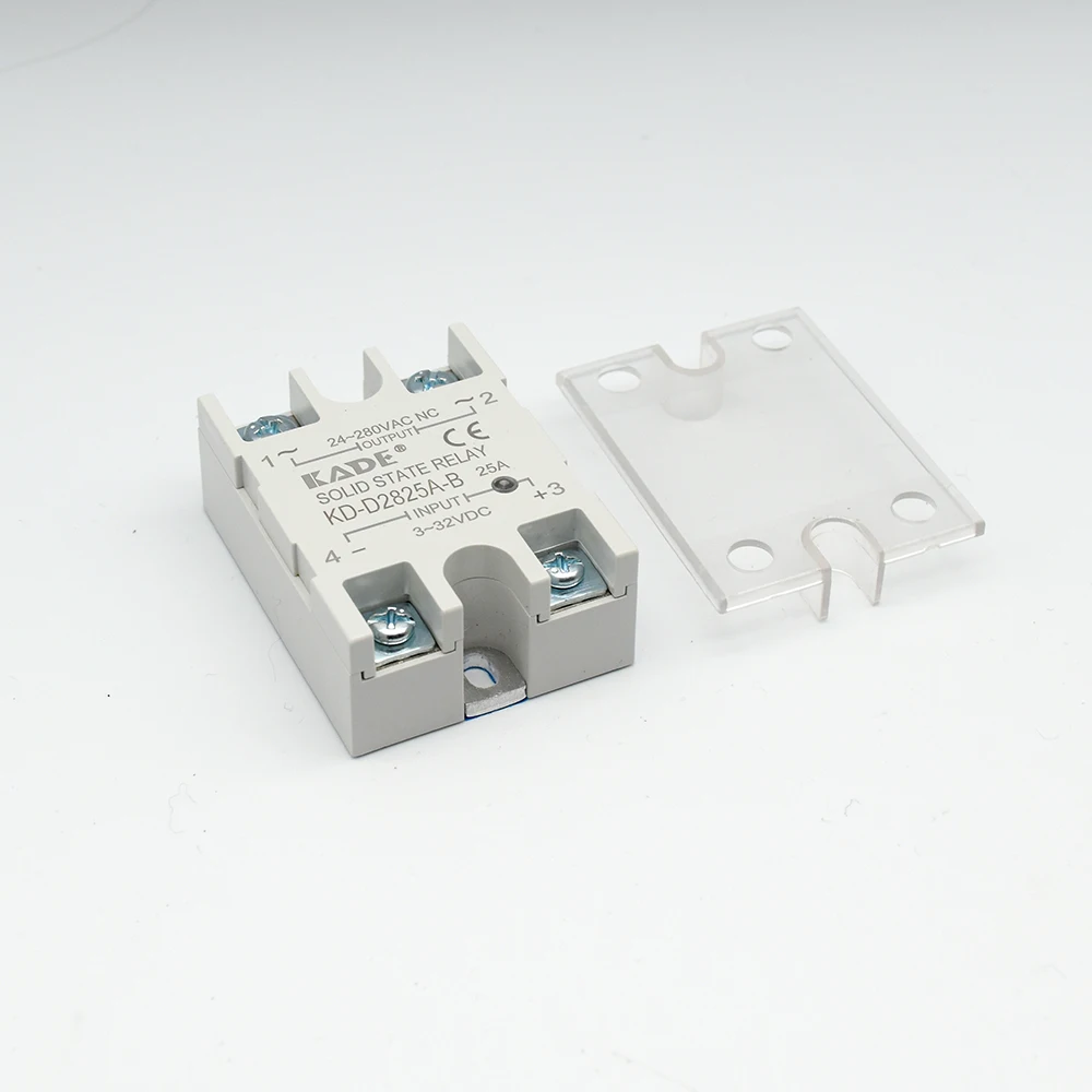 DA NC Normally Closed SSR Single Phase 3-24VDC Control 24-280VAC Heat Sink SSR-10DA 25DA 40DA NC Solid State RelayDC control AC