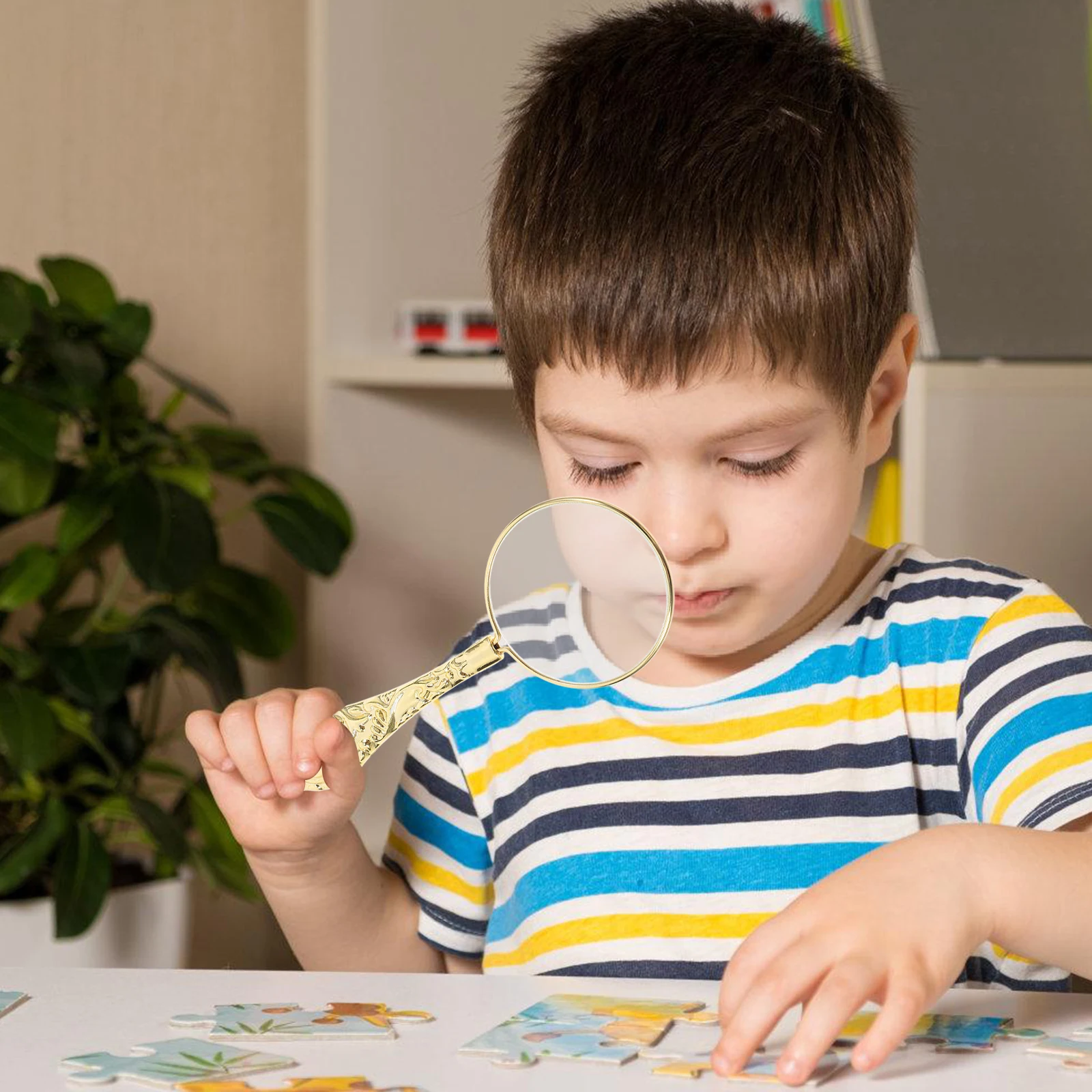 عدسة مكبرة محمولة للأطفال عملية لتجارب مدرسة العمل واستكشاف السفر ومكبرات مكبرة للأطفال #1