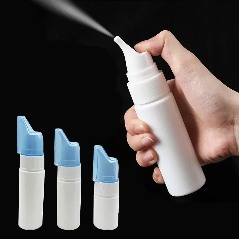 Nasal Irrigator Nose Wash Cleaner Bottle Spray Water Bottle Fine Mist Atomizer Portable Liquid Empty Container for Traveling