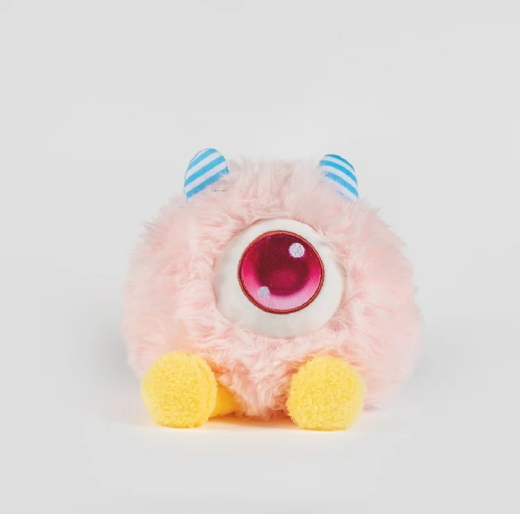 

Милая и мягкая забавная игрушечная кукла одного глаза с компанией цвета дофамина в качестве праздничного подарка для друзей