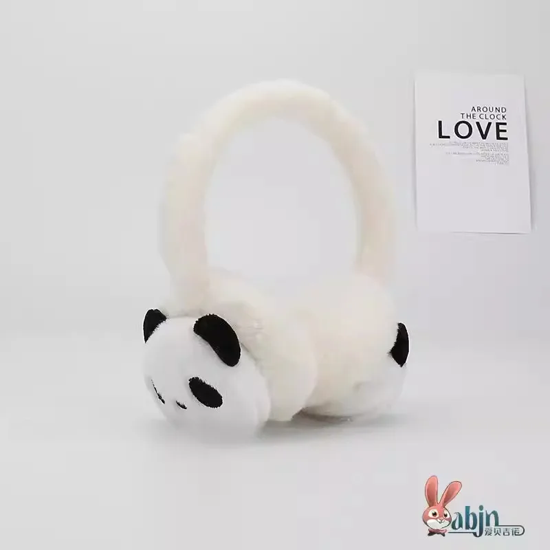 

Очаровательные наушники-панды для детей, для зимних видов спорта на открытом воздухе, удлиненные, с защитой от мороза, для мальчиков