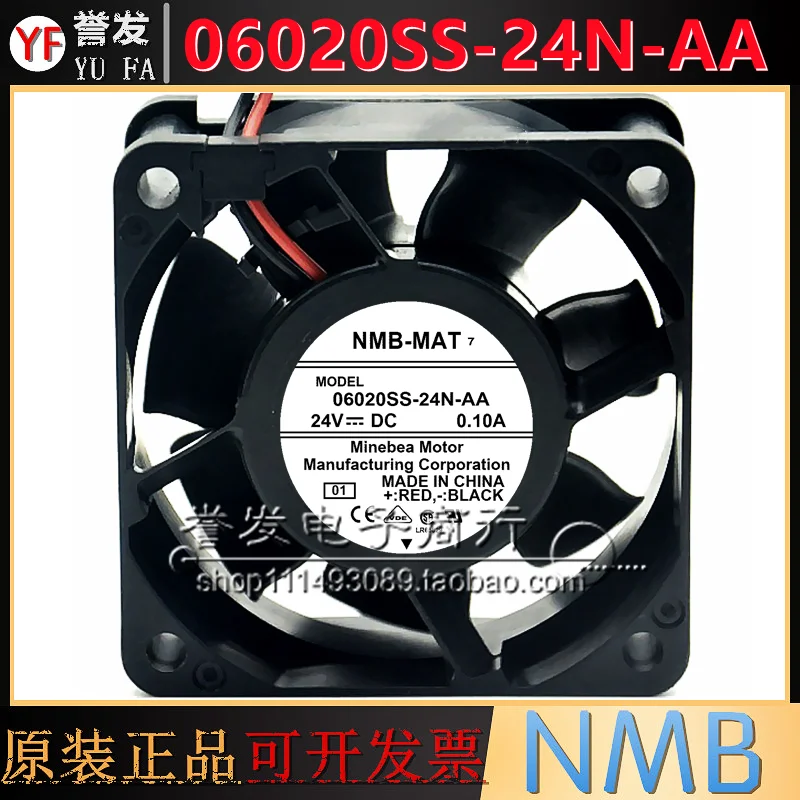 

НОВЫЙ ОРИГИНАЛЬНЫЙ 06020SS-24N-AA 24 В 0,10 А 6020 60x60x20 мм Охлаждающий ВЕНТИЛЯТОР РАДИАТОР