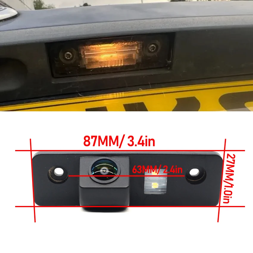 CCD HD Fisheye Rear View Camera For Ford Fiesta MK5 Hatchback 2002 2003 2004 2005 2006 2007 2008 Car Reverse Parking Monitor