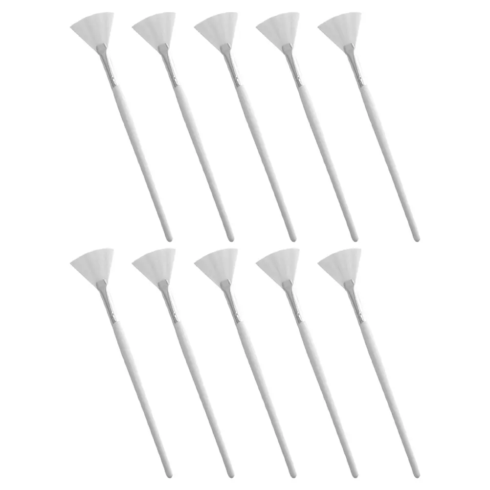 

10pcs Facial Mask Brush Applicator Reusable Makeup Tool For Creams Women Soft Handle Ergonomic Design Lightweight Salon Spa