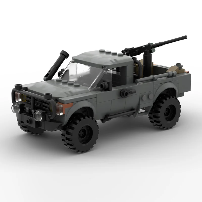 Special Operations Forces Technical Truck Model MOC Building Bricks War Equipment Modular Technology Gifts Children Toys Suit