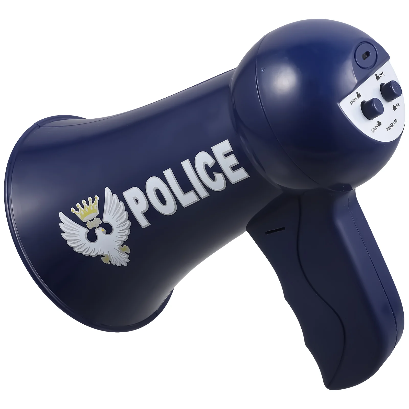 Police Megaphone Toy Funny Guide Loudspeaker Toy Role Cosplay Toy for Kid Child Boy without Batteries (Random Button Style)