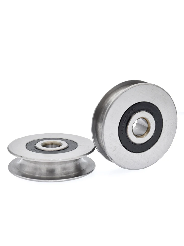Imagem -02 - Roda Guia Mecânica com Groove u Groove Track Wheel Máquina de Tecelagem 1cm 10x50x13 mm 1pc
