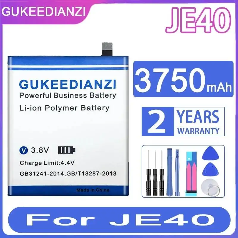 Batería de teléfono móvil JE40 3750mAh para Motorola Moto Z3 G7 One P30 Play XT1941-2 XT1941-3 XT1941-5 XT1962-1 XT1962-4
