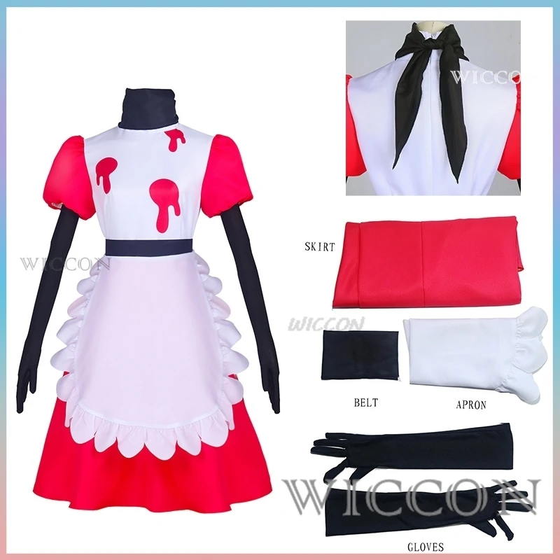 

Niffty Cosplay Costume Uniform Suit Female Sinner Demon Hotel Halloween Carnival Christmas Dress Anime Cosplay Niffty Costume