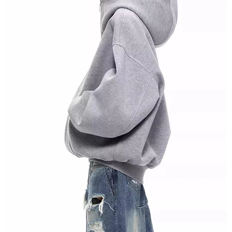 

Silhouette Hooded Sweater Women's Thick Coat Women's Casual Style Versatile