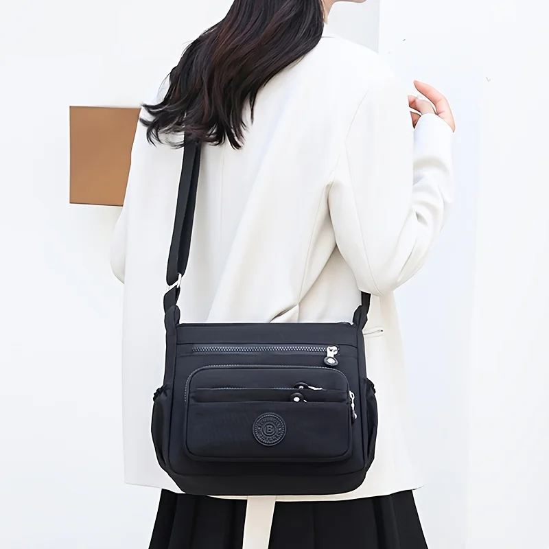 

Fashionable Retro Versatile Crossbody Bags, Multi-layer Large Capacity Hand-held Shoulder Bag, Suitable for Commuting Banquets