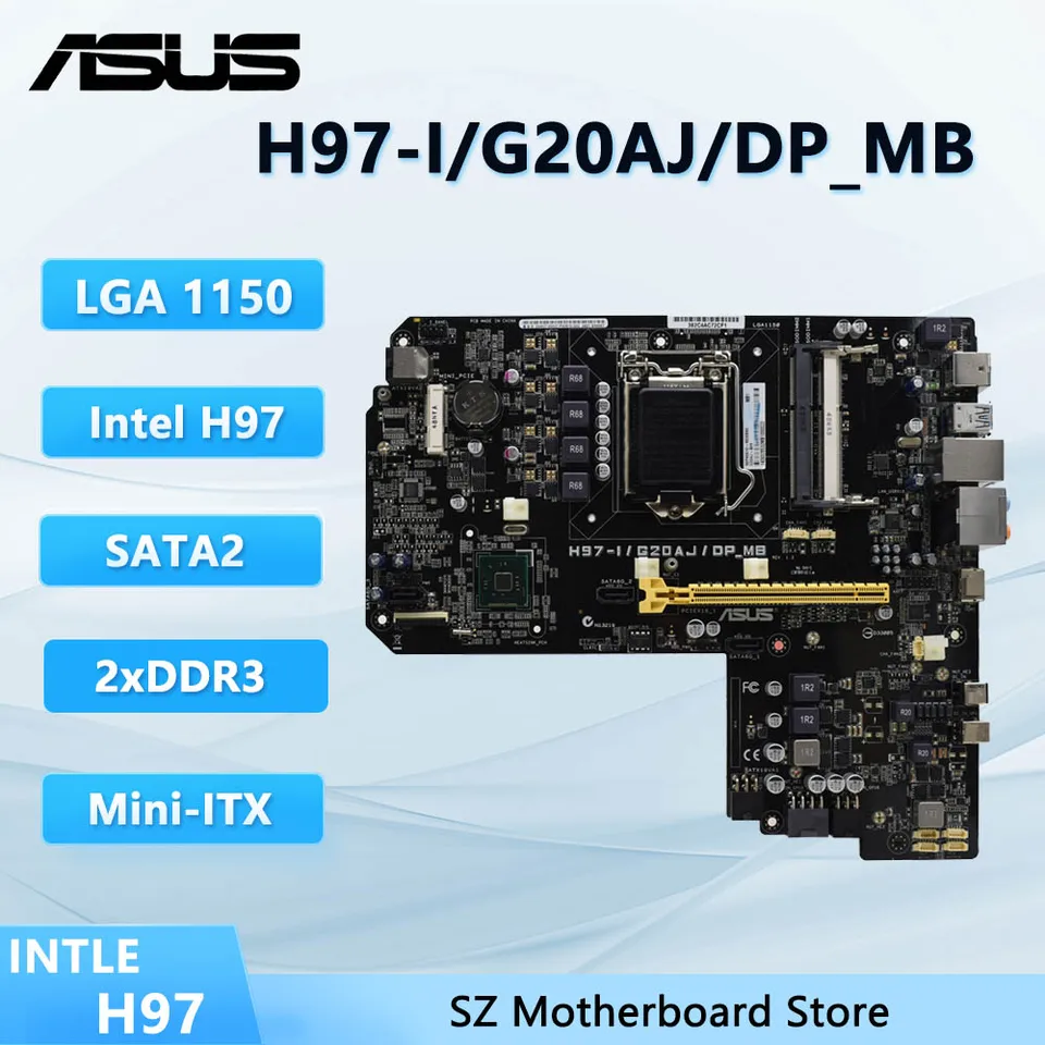 ASUS H97-I/G20AJ/DP_MB Motherboard LGA 1150 DDR3 RAM SATA2 Intel
