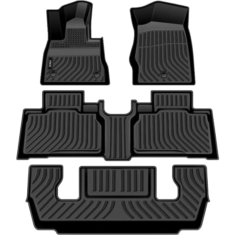 

For 2020 2021 2022 Ford Explorer 6 Seat Floor Mats Liners TPE All Weather Black United States