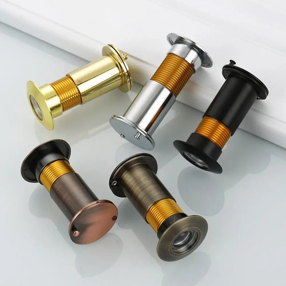 with Cover Anti-skid HD Cat Eye Anti-pry Anti-peeping Security Door Cat Eye Adjustable 220 Wide Angle Thickened Sheep's Eye Home