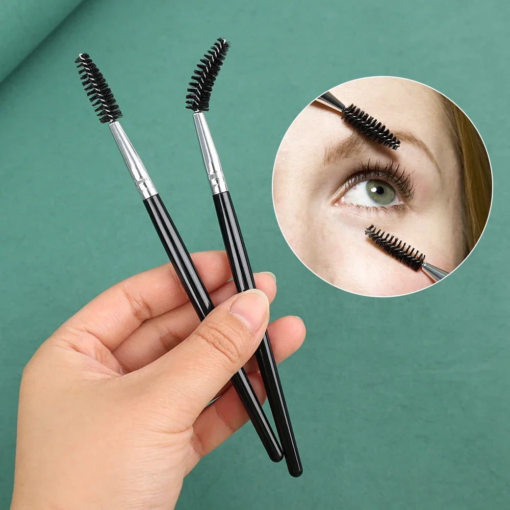 1/3pcs Soft Eyelash Brushes Twisted Eyebrow Brush Elbow Contouring Eye Brow Eyeliner Brushes Eyes Blending Cosmetic Makeup Tool