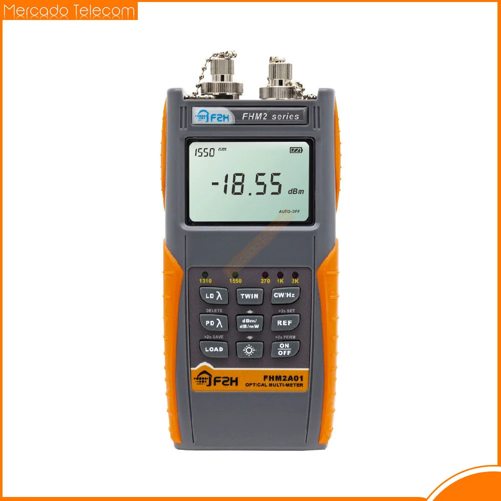 

Grandway FHM2A01 or FHM2B01 Fiber Optic Multimeter Optical Power Meter+Optical Light Source 1310/1550nm