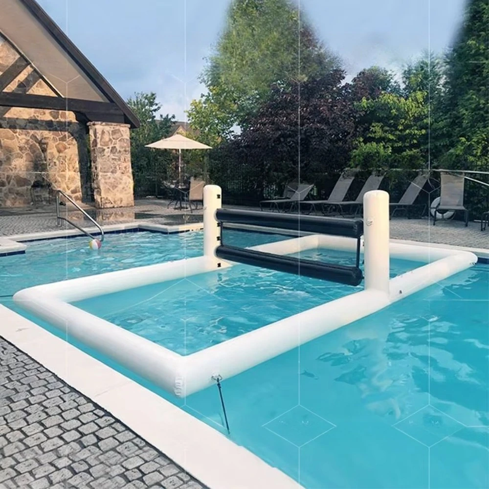 

PVC Closed Water Inflatable Volleyball Court Sea Volleyball Court Inflatable Volleyball Pool For Sale