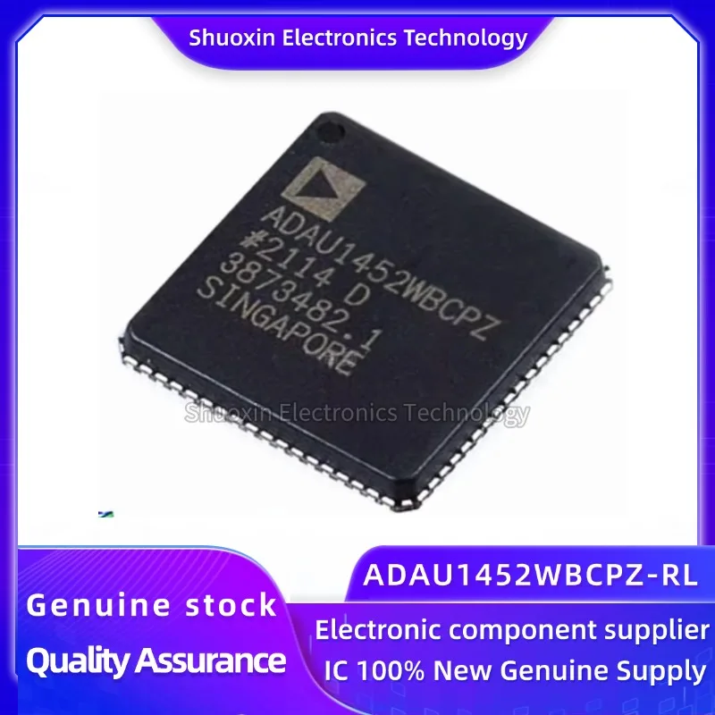 

(1 件) 100% New Adau1452Wbcpz-Rl Adau1452Wbcpz Lfcsp-72 Digital Signal Processor (Dsp/Dsc)